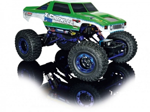 1:10 X-Crawlee XL 2.4GHz 100% RTR Ausstellungsartikel Top Zustand.