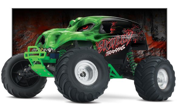 TRAXXAS Skully RTR +12V-Lader 1/10 Monster Truck (12T+XL-5)