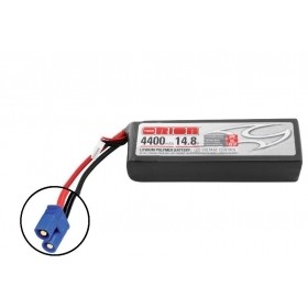 Team Orion LiPo 4400 4S 14,8V 50C EC3 m. LED Kontrollllampe