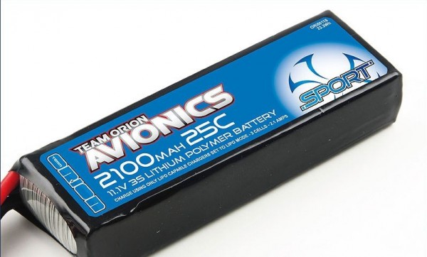 Avionics 3s Sport Lipo 2.100 mAh 11.1 V 25c Team Orion