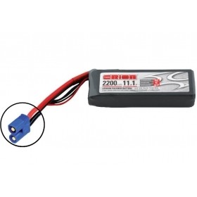 Team Orion LiPo 2200 3S 11,1V 50C EC3 mit LED Spannungsmessung
