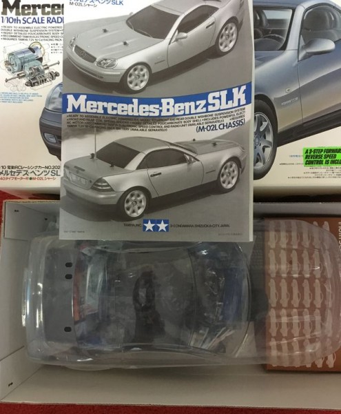 VINTAGE TAMIYA 1/10 Mercedes Benz SLK. SELTEN !