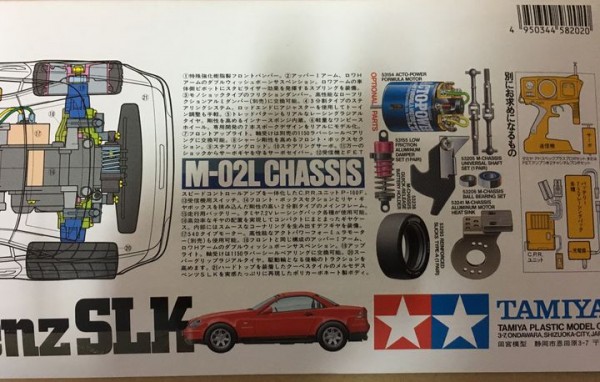 VINTAGE TAMIYA 1/10 Mercedes Benz SLK. SELTEN !