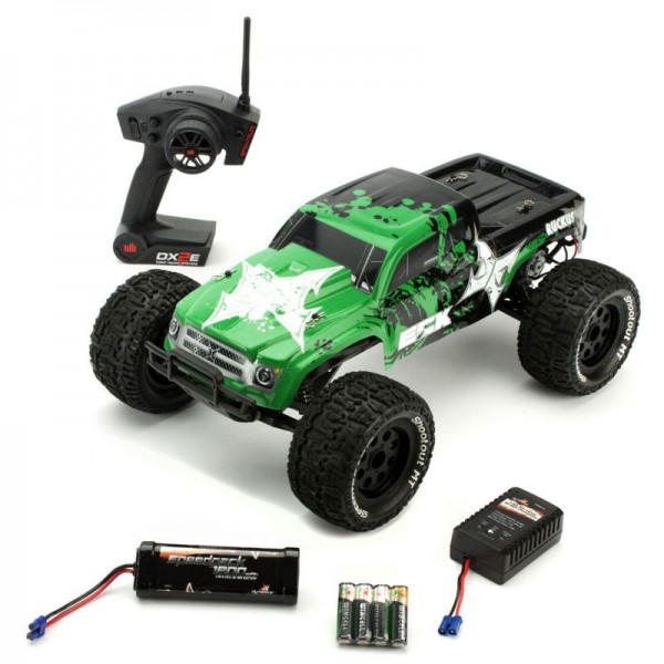 1/10 Ruckus 2WD Monster Truck RTR, Green/Black