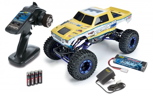 1:10 X-Crawlee XL 2.4GHz 100% RTR Ausstellungsartikel Top Zustand.